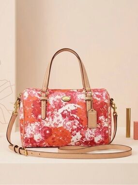 🌸 Coach Peyton Bennett Mini Satchel in Vibrant Floral Print 🌸